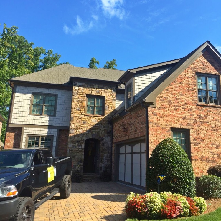 asphalt shingle roofing granule loss accumulation in gutter