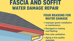 infographic water damage repair soffit and fascia
