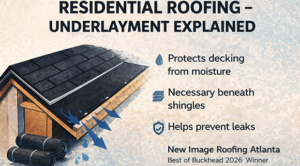 underlayment explanation residential roof