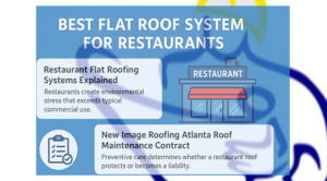restaurant flat roofing systems near me