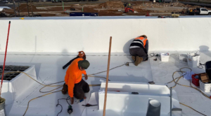 restaurant flat roofing systems membrane installation