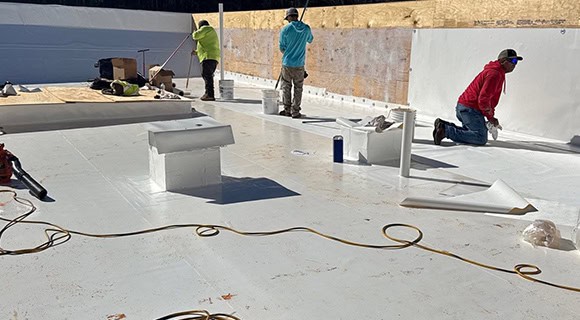 duro last pvc membrane flat roofing