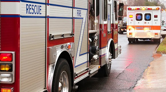 Emergency services for commercial building and roof fire damage recovery