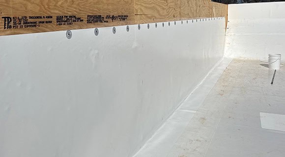 fully adhered duro last membrane flat roofing