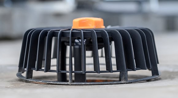 Atlanta Georgia residential low slope roofing drain
