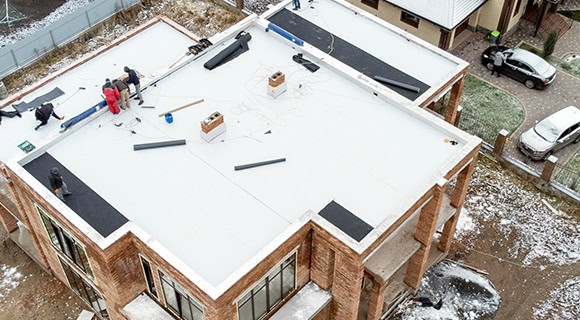 Atlanta Georgia residential low slope roof installation