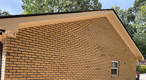 tan fascia boards residential roofing