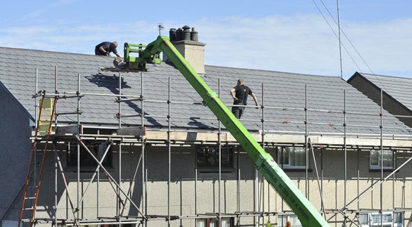 installation residential roofing