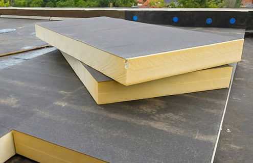 expert flat roofing tapered insulation installation